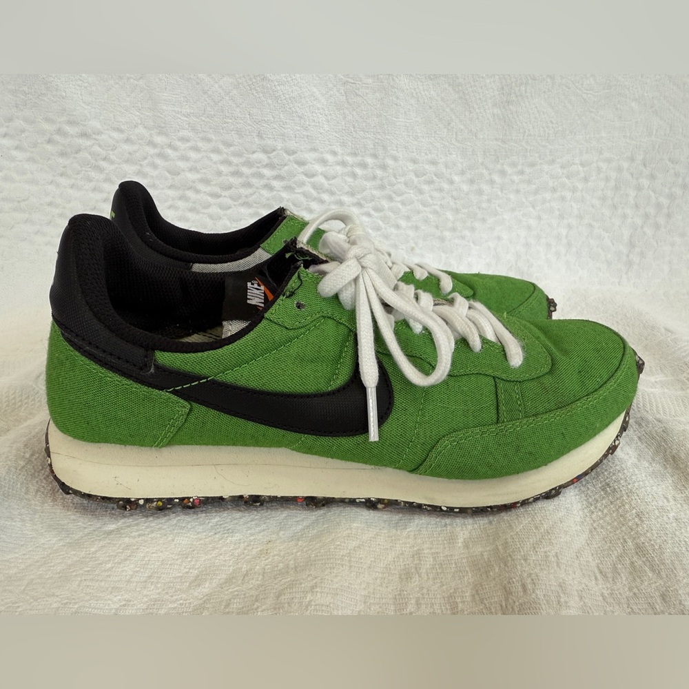 Nike Challenger OG DD1108300 Canvas Recycled Waffle Mean Green Mens Size 8 - Picture 4 of 9